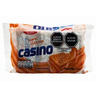 CASINO GALLETA SABOR LUCUMA BOLSA 6 UNI 9.10 oz