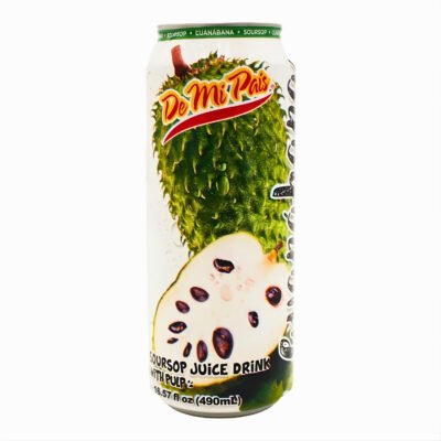 DE MI PAIS JUGO DE GUANABANA CON PULPA LATA 16.5 oz