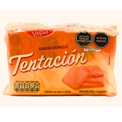 TENTACION GALLETA VAINILLA BOLSA 9.5 oz