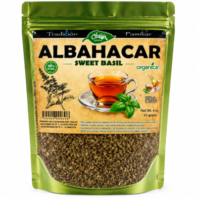 CHAPIS ALBAHACAR BOLSA 4 oz