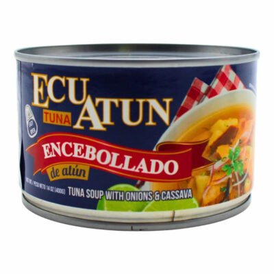 ECU ATUN ENCEBOLLADO LATA 14 oz