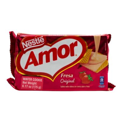 NESTLE AMOR GALLETA WAFER DE FRESA BOLSA 6.1 oz