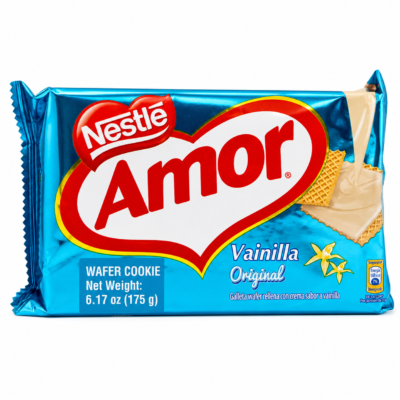 NESTLE AMOR GALLETA WAFER DE VAINILLA BOLSA 6.1 oz