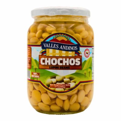 VALLES ANDINOS CHOCHOS EN SALMUERA FRASCO 17 oz