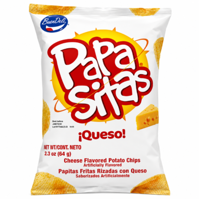 BOCADELI PAPASITAS QUESO 2.3 oz/ 64 g