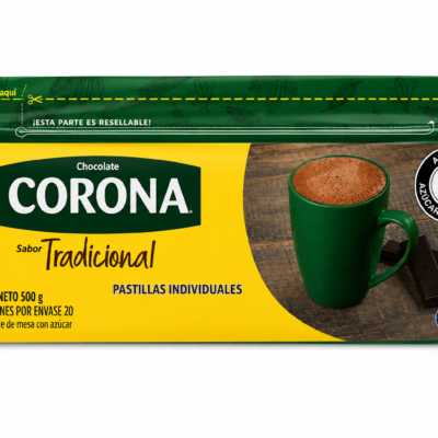 CHOCOLATE CORONA TRADICIONAL BOLSA 17.6 oz