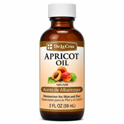 DE LA CRUZ ACEITE DE ALBARICOQUE 100% PURO 2oz/59ml