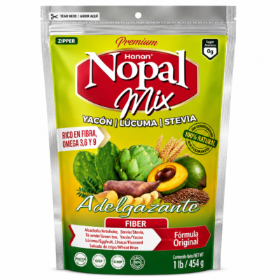 HANAN NOPALMIX STEVIA YAKON Y LUCUMA DOYPACK 1 Lb