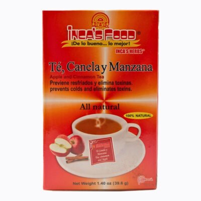 INCAS FOOD TE DE CANELA Y MANZANA 25 BOLSAS