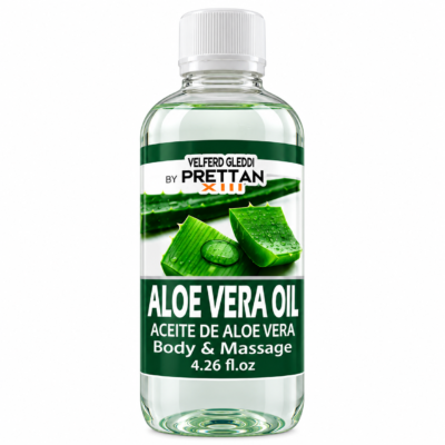 PRETTAN ACEITE DE ALOE VERA BOTE 4.26 oz