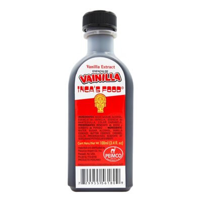 INCAS FOOD ESENCIA DE VAINILLA BOTELLA 3 oz