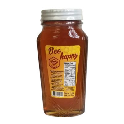 BEE HAPPY MIEL DE ABEJA FRASCO 11.5OZ CHICA