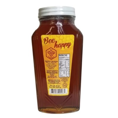 BEE HAPPY MIEL DE ABEJA VIDRIO 37oz