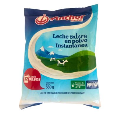 ANCHOR LECHE EN POLVO BOLSA 12 oz