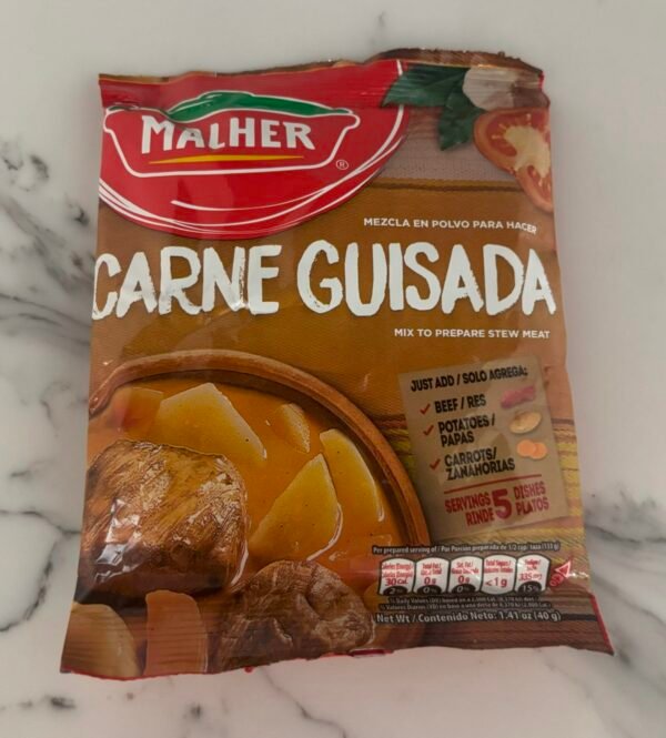 MALHER PREPARADO CARNE GUISADA BOLSA 1.41 oz