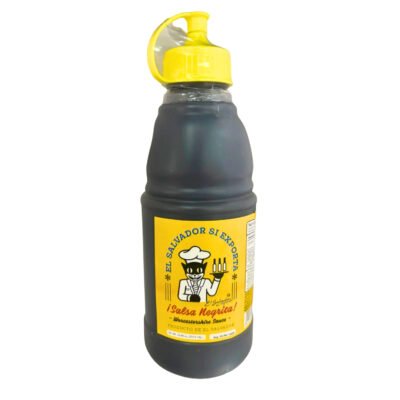 EL SALVADOR SI EXPORTA SALSA NEGRITA BOTE 12.68 oz