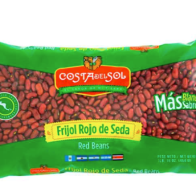 COSTA DEL SOL FRIJOL ROJO DE SEDA BOLSA 2 Lbs