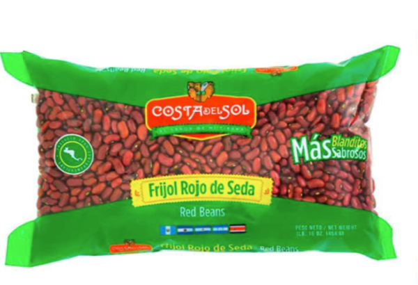 COSTA DEL SOL FRIJOL ROJO DE SEDA BOLSA 2 Lbs