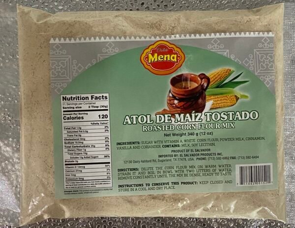 DOÑA MENA ATOL DE MAIZ TOSTADO BOLSA 12 oz