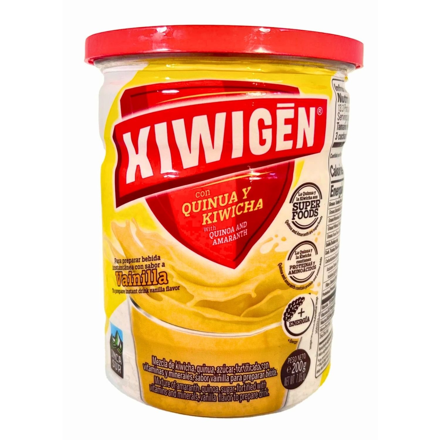 INCASUR KIWIGEN BEBIDA SABOR VAINILLA BOTE 7.05 oz