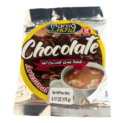 MAMA LYCHA CHOCOLATE EN TABILLA BOLSA 8 oz
