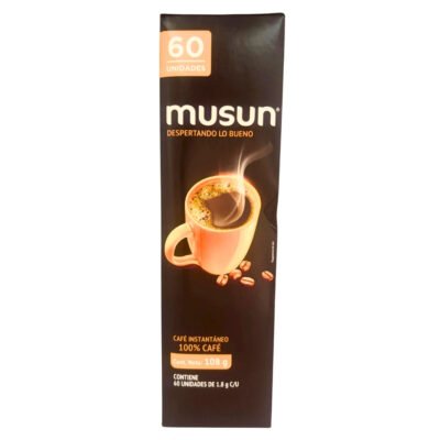 MUSUN CAFE INSTANTANEO CAJA 60 UNI