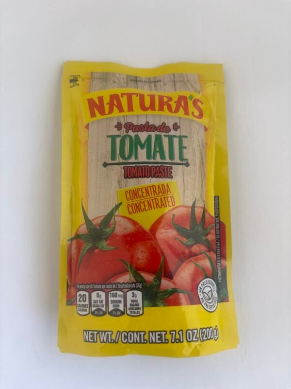 NATURAS PASTA DE TOMATE BOLSA 7.1 oz