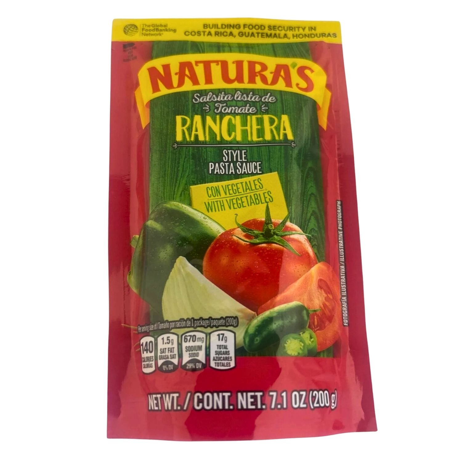 NATURAS SALSA RANCHERA BOLSA 8 oz