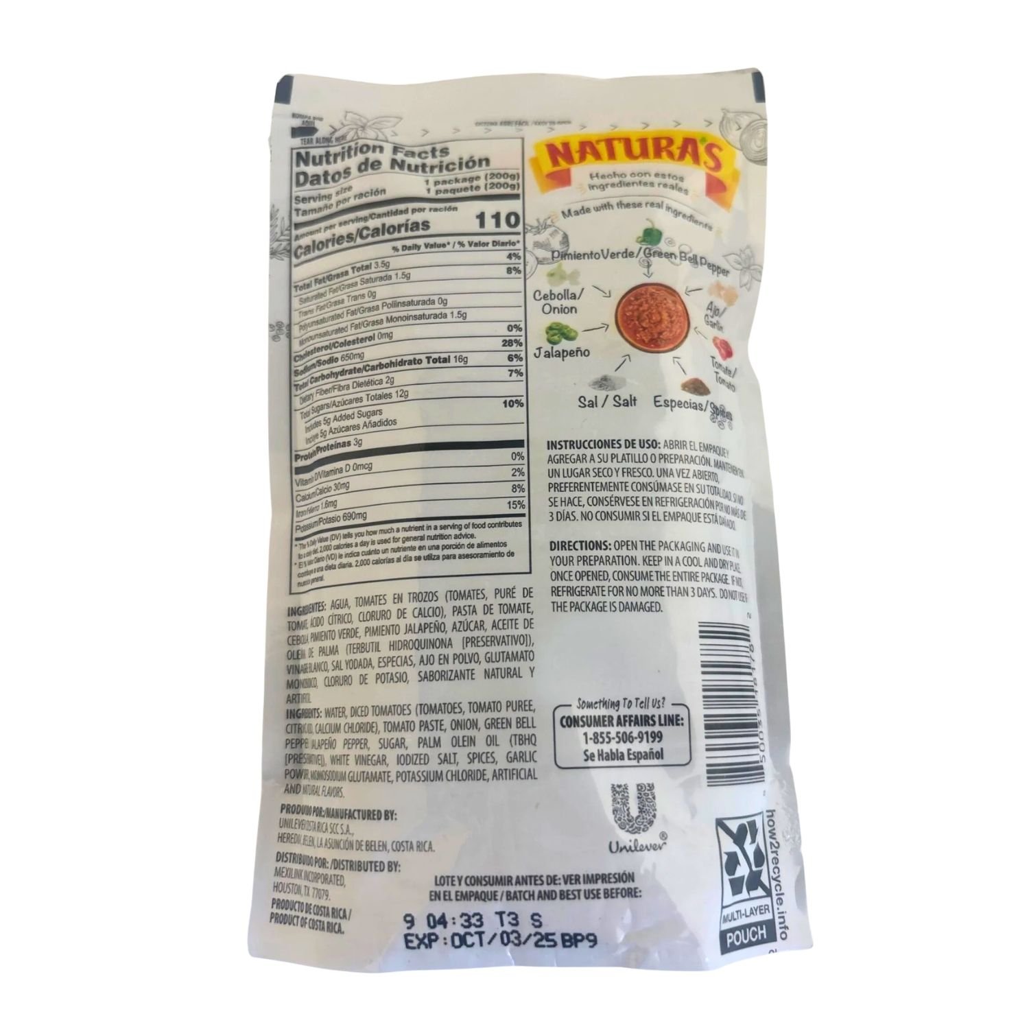 NATURAS SOFRITO JALAPEO BOLSA 7.05 oz - Image 2