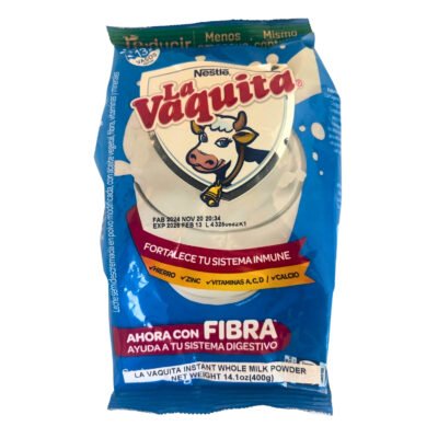 NESTLE LA VAQUITA LECHE EN POLVO BOLSA 14.1 oz