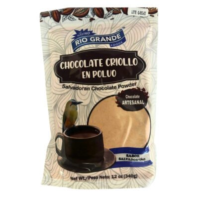RIO GRANDE CHOCOLATE CRIOLLO EN POLVO BOLSA 12 oz
