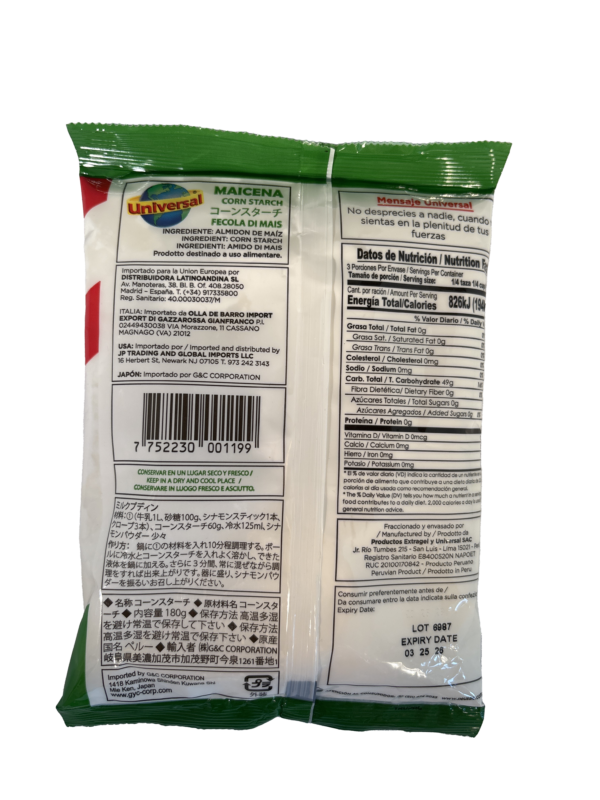 UNIVERSAL MAICENA BOLSA 6.3 oz - Image 2