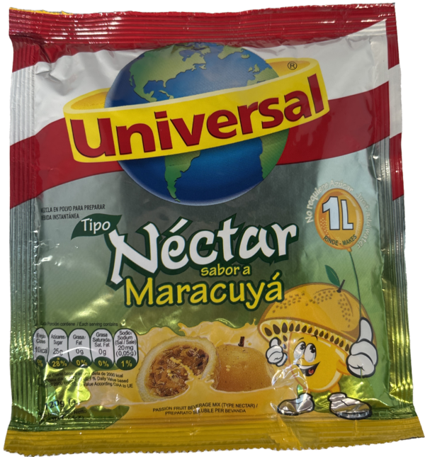 UNIVERSAL NECTAR DE MARACUYA EN POLVO BOLSA 4.2 oz