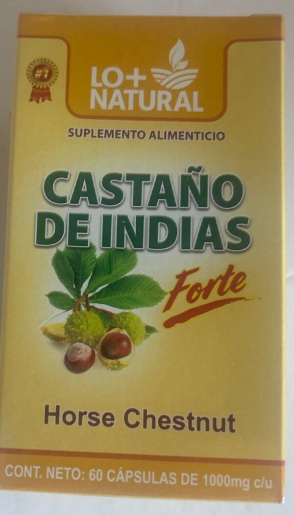 LO NATURAL CASTANO DE INDIAS CAJA 60 CAPS