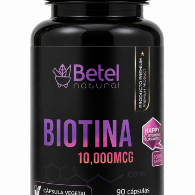 BETEL BIOTINA 10000 MCG BOTE 90 caps