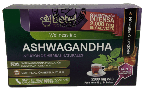 BETEL TE DE ASHWAGANDHA CAJA 24 BOLSAS