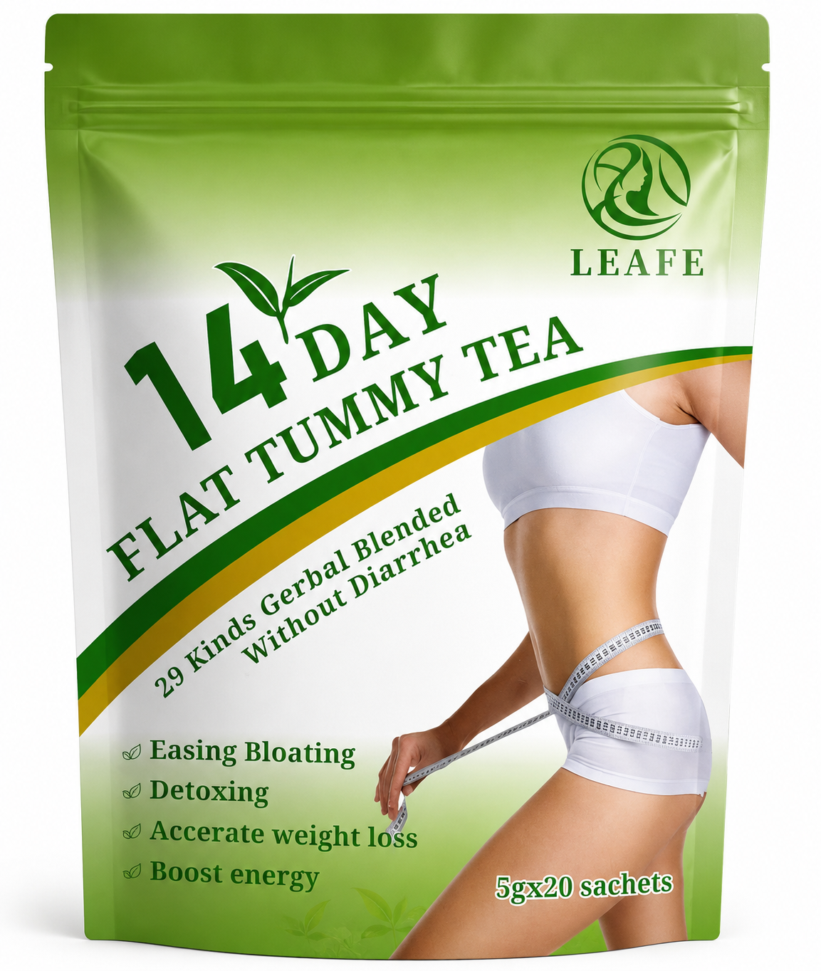 LEAFE 14 DAY FLAT TUMMY TEA BOLSA 20 SOBRES