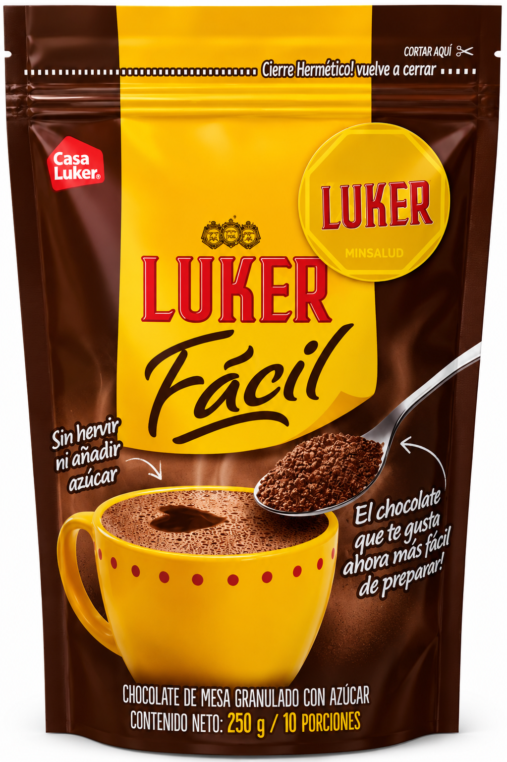 LUKER CHOCOLATE FACIL BOLSA 8.8 oz