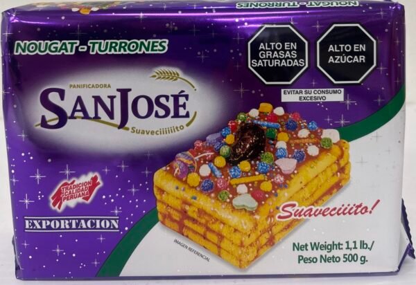 TURRON DE EXPORTACION CAJA 1/2 KILO