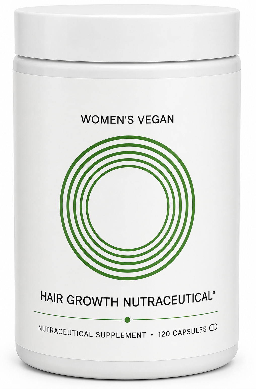 WOMENS VEGAN SUPLEMENTO PARA EL CABELLO BOTE 120 CAPS