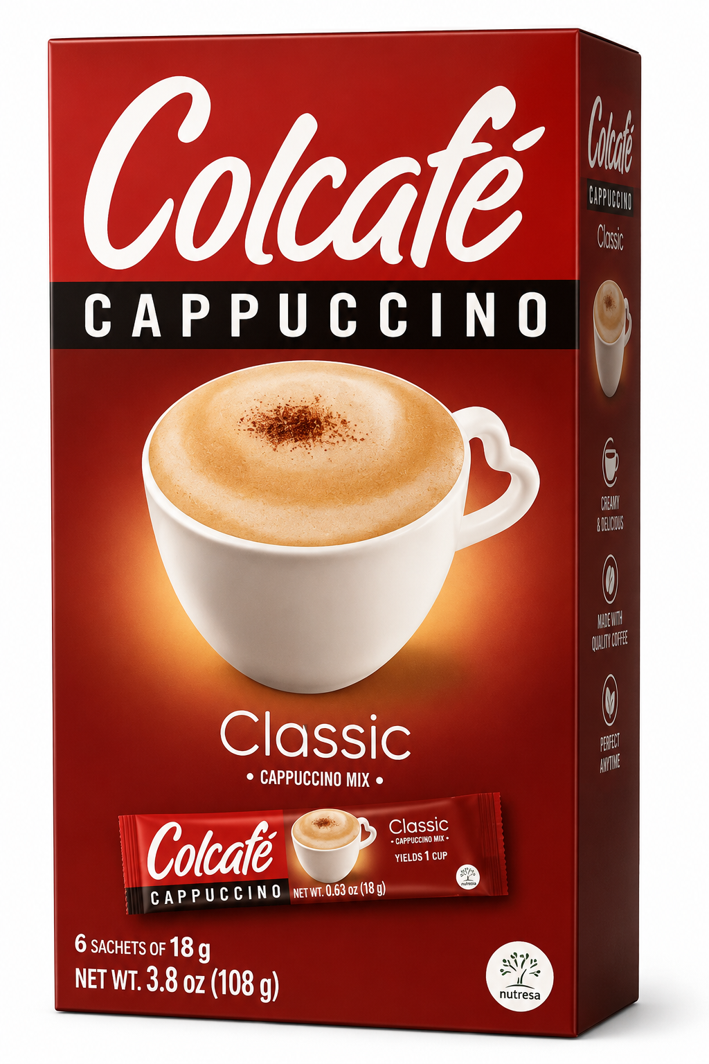 COLCAFE CAPUCCINO CLASICO CAJA 3.8 oz