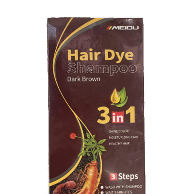 SHAMPOO HAIR DYE 3 en 1 DARK BROWN CAJA 500 ml