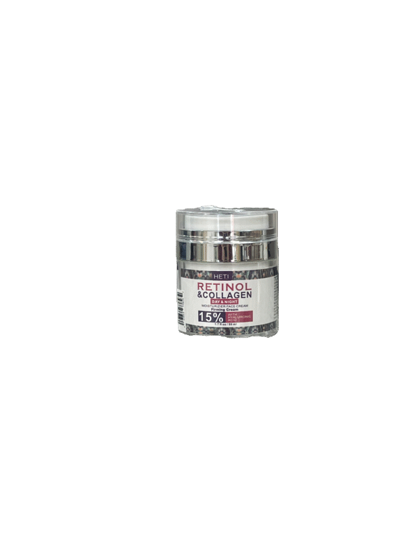 HETI RETINOL Y COLLAGEN CREMA DIA Y NOCHE FRASCO 1.7 oz