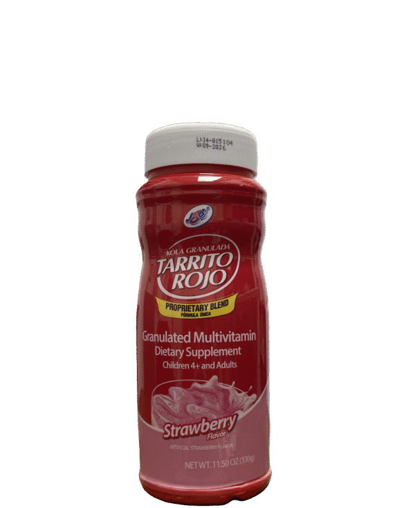 TARRITO ROJO KOLA GRANULADA DE FRESA BOTE 11.5 oz
