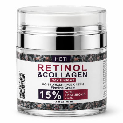 HETI RETINOL Y COLLAGEN CREMA DIA Y NOCHE FRASCO 1.7 oz