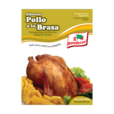 2BANDERAS POLLO A LA BRASA SAZONADOR CAJA 10.5 oz