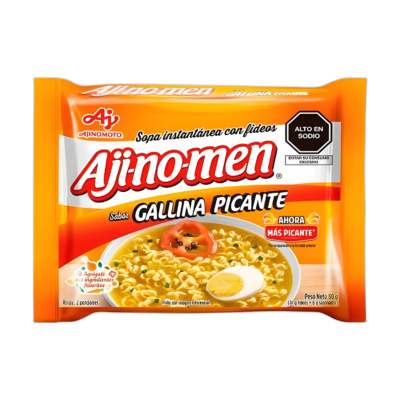 AJI-NO-MEN SOPA SABOR GALLINA PICANTE BOLSA 2.82 oz