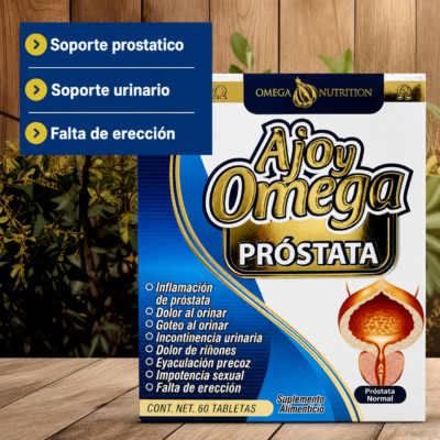 AJO Y OMEGA PROSTATA CAJA 60 TABS