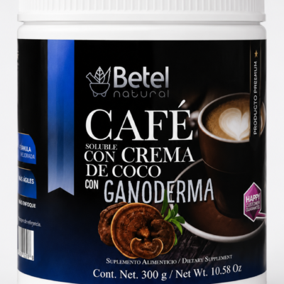 BETEL CAFE CON CREMA DE COCO CON GANODERMA BOTE 10.5 oz