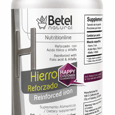 BETEL HIERRO REFORZADO BOTE 90 CAPS